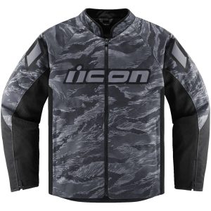 MC-Jacka Tigerbold CE Zip-Front Grå ICON