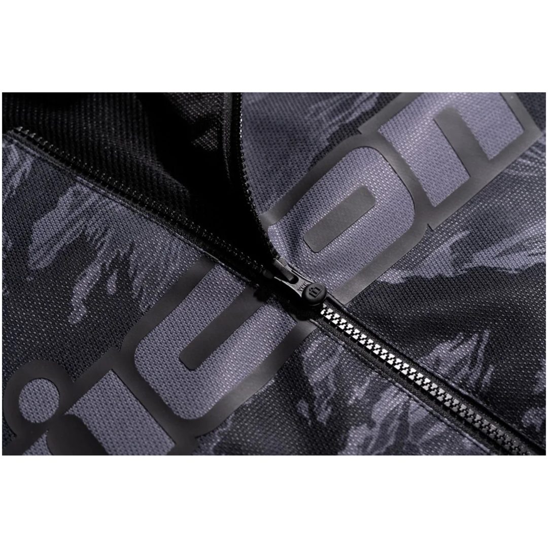 MC-Jacka Tigerbold CE Zip-Front Grå ICON Small – bild 2