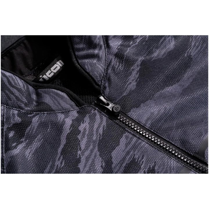MC-Jacka Tigerbold CE Zip-Front Grå ICON Small – bild 4