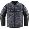 MC-Jacka Tigerbold CE Zip-Front Grå ICON Small – miniatyr 1