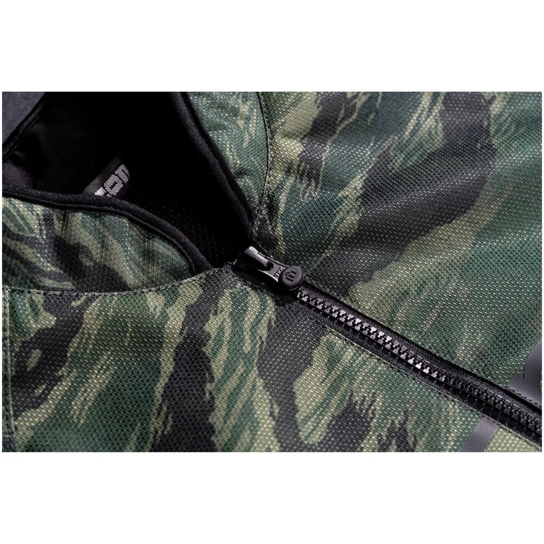 MC-Jacka Tigerbold CE Zip-Front Grön ICON Small – bild 3