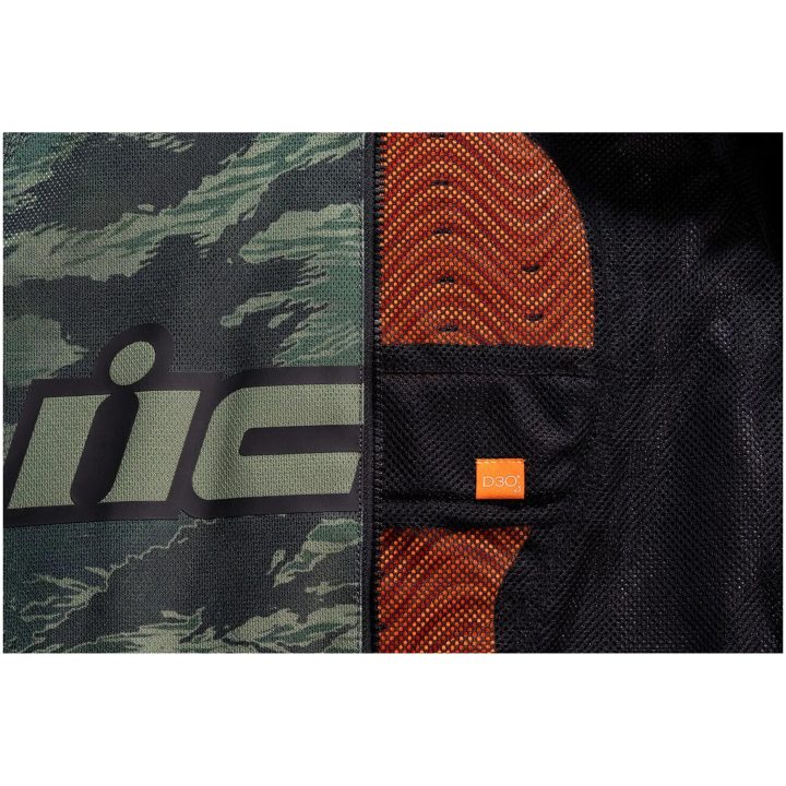 MC-Jacka Tigerbold CE Zip-Front Grön ICON Small – bild 2