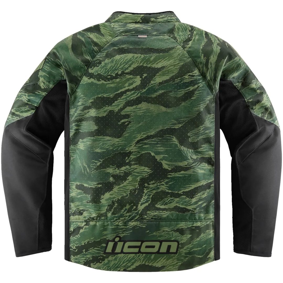 MC-Jacka Tigerbold CE Zip-Front Grön ICON Small – bild 4