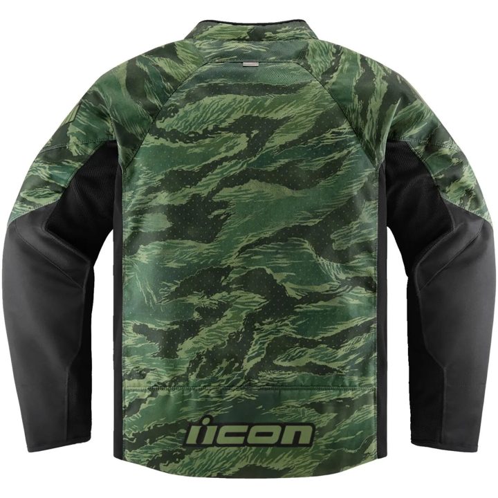 MC-Jacka Tigerbold CE Zip-Front Grön ICON Small – bild 4