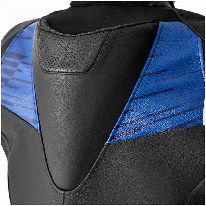 MC-Jacka Tractech Evo D3O Läder Svart Blå RST s – bild 3