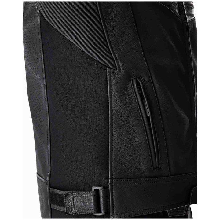 MC-Jacka Tractech Evo D3O Läder Svart Vit RST M – bild 17