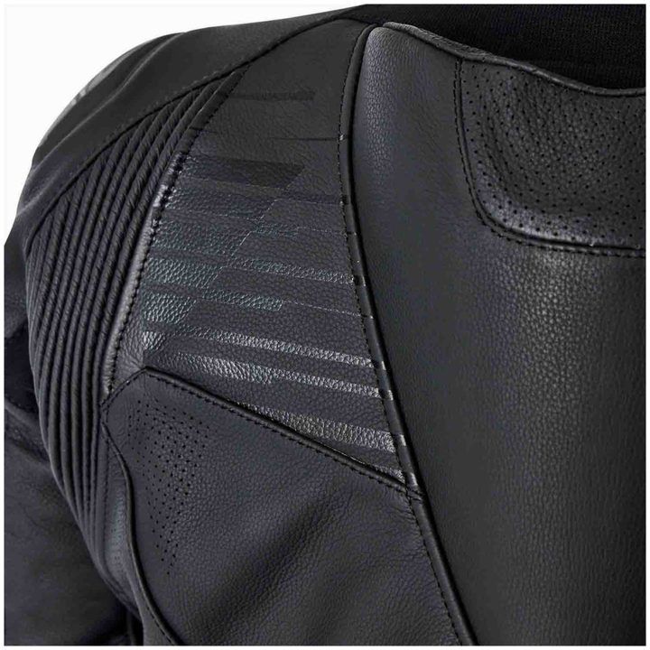 MC-Jacka Tractech Evo D3O Läder Svart Vit RST M – bild 9