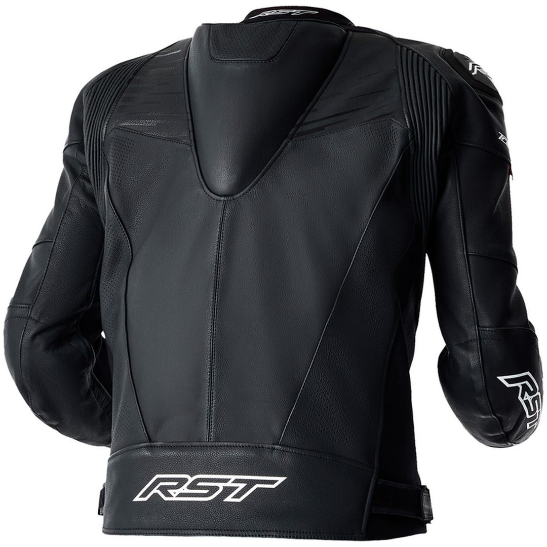 MC-Jacka Tractech Evo D3O Läder Svart Vit RST M – bild 10