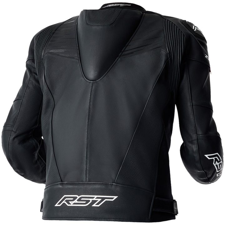 MC-Jacka Tractech Evo D3O Läder Svart Vit RST M – bild 10
