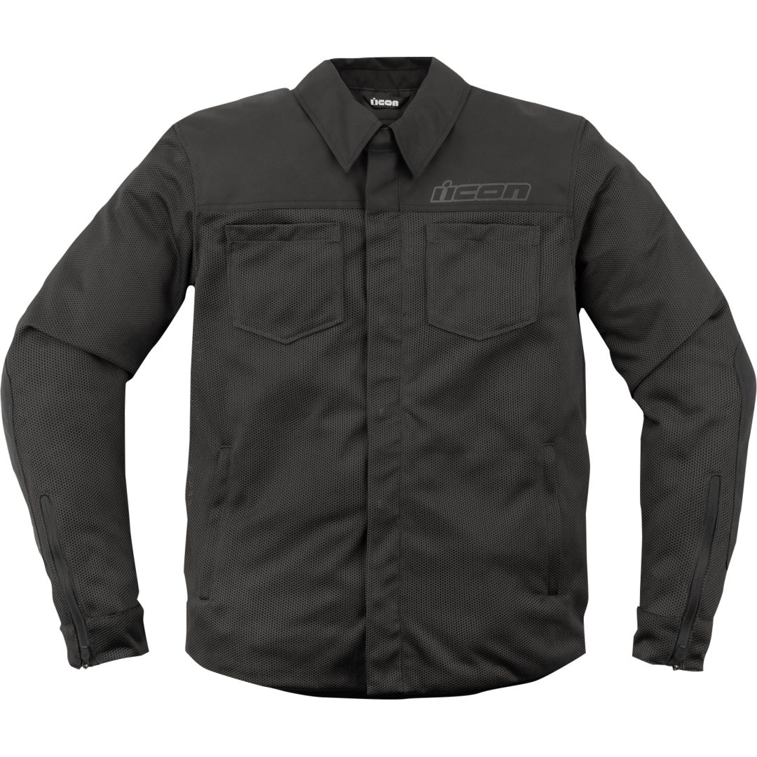 MC-Jacka Upstate Mesh CE Svart ICON 3XL