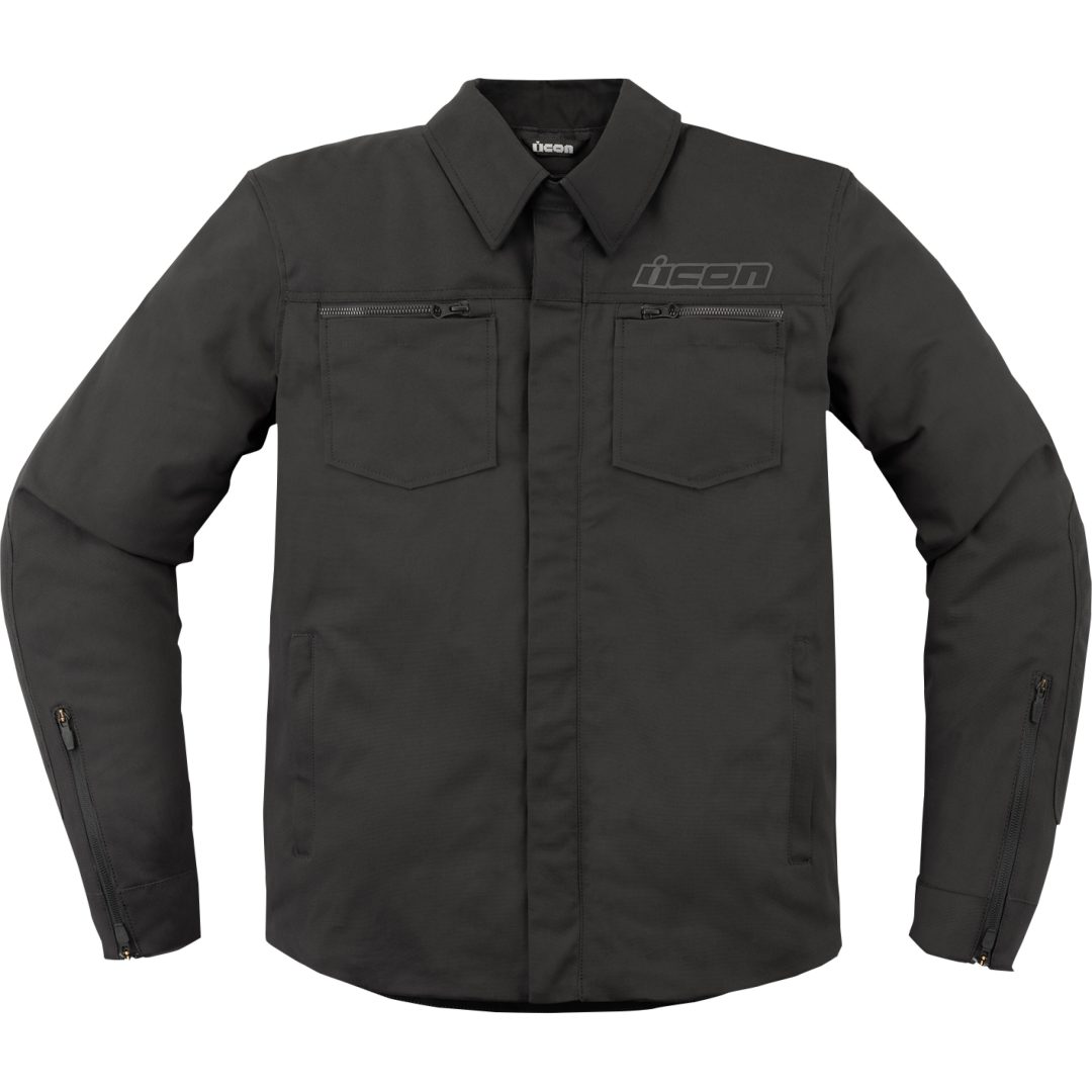 MC-Jacka Upstate Svart ICON Small