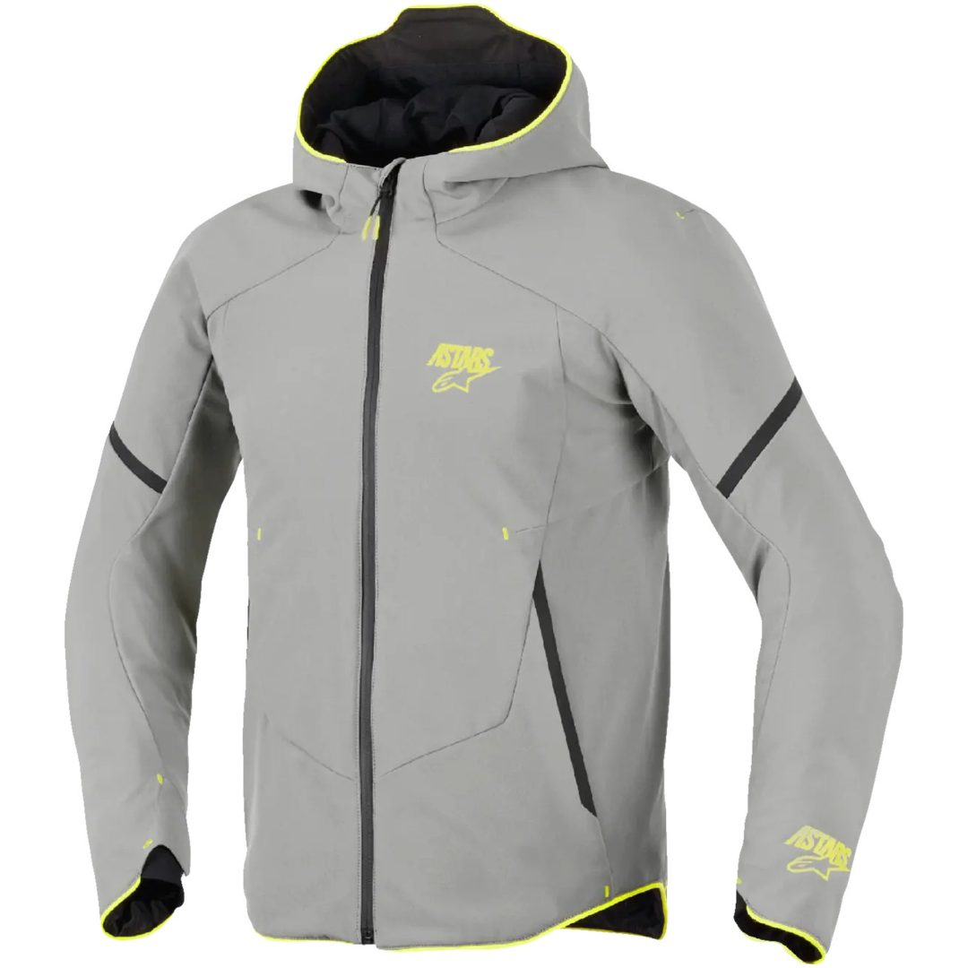 MC-Jackor Aeroshell Textil Grå ALPINESTARS (ROAD) s