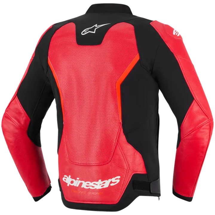 MC-Jackor GP Force Airflow v2 Läder Röd Fluo ALPINESTARS (ROAD) 48 – bild 2