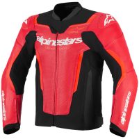 MC-Jackor GP Force Airflow v2 Läder Röd Fluo ALPINESTARS (ROAD)