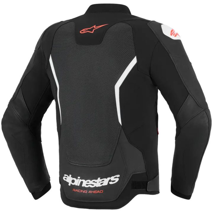 MC-Jackor Läder GP Force Airflow v2 Svart/Vit ALPINESTARS (ROAD) 46 – bild 2