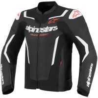 MC-Jackor Läder GP Force Airflow v2 Svart/Vit ALPINESTARS (ROAD)