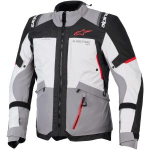 MC-Jackor Textil Andes v4 Drystar® Grå/Ljus Röd ALPINESTARS (ROAD)