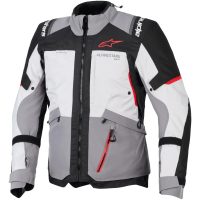 MC-Jackor Textil Andes v4 Drystar® Grå/Ljus Röd ALPINESTARS (ROAD)