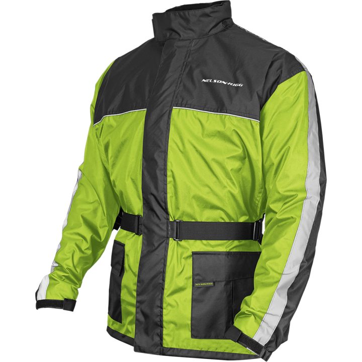 Mc-regnjacka Solo Storm Hi-vis/Svart NELSON-RIGG Small – bild 3
