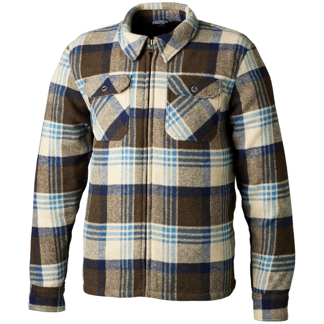 MC-Skjorta Brushed CE Brun RST 38