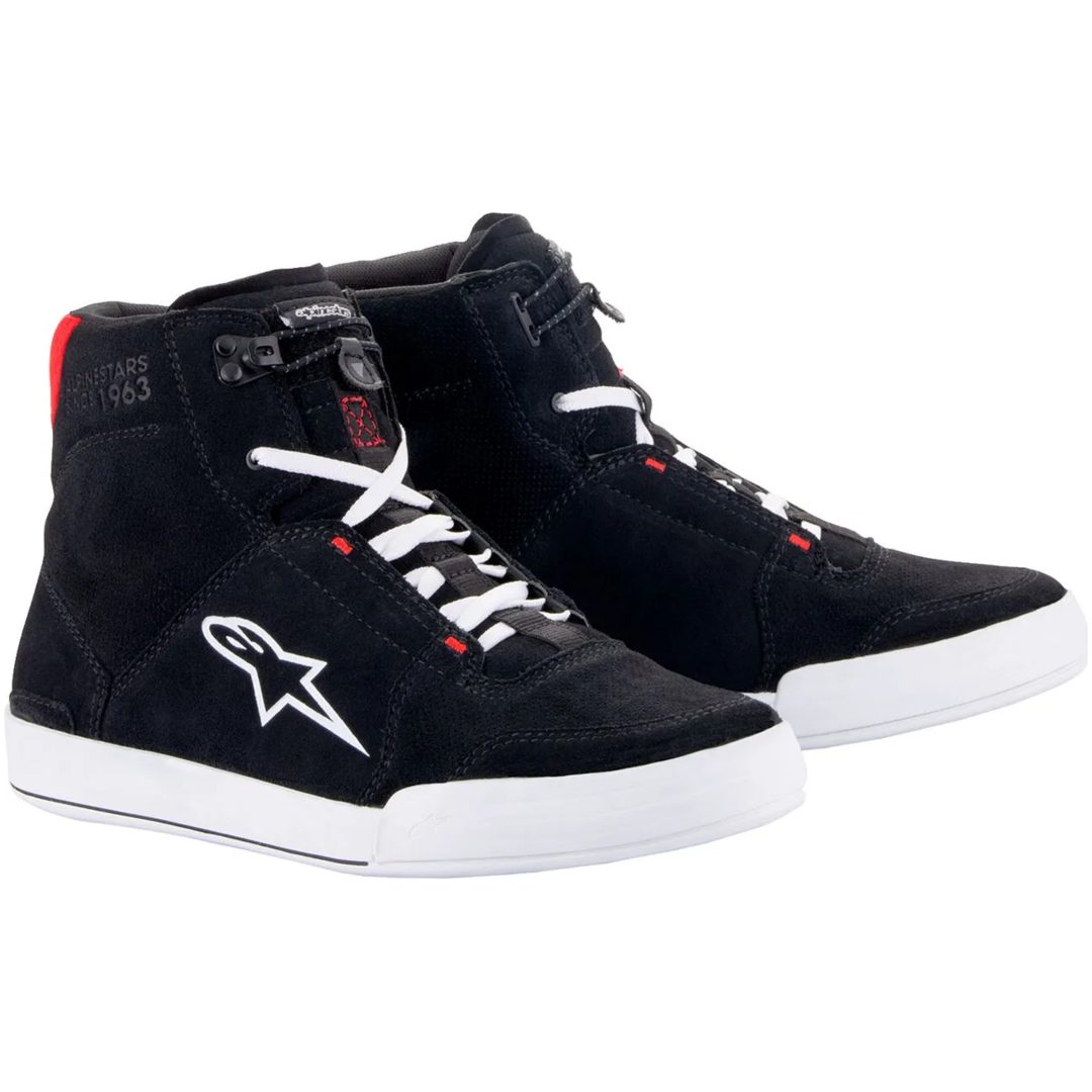 Mc-skor Chrome Svart/Röd/Vit ALPINESTARS 42
