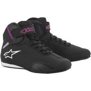 Mc-skor Dam Sektor Svart/Rosa ALPINESTARS