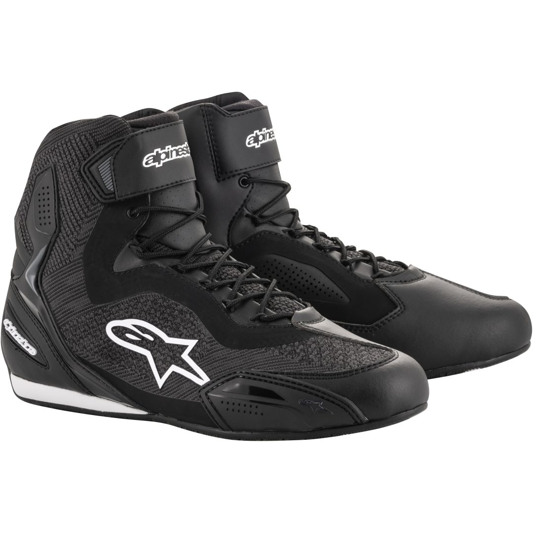 MC-Skor Faster-3 Rideknit Svart Alpinestars 41