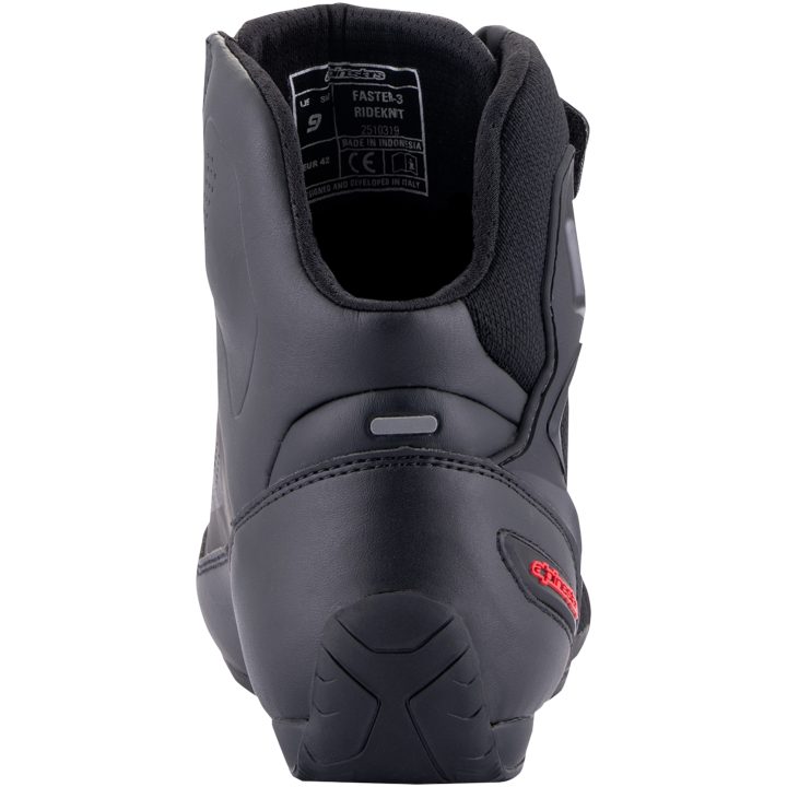 Mc-skor Faster-3 Rideknit® Svart/Mörkgrå/Röd ALPINESTARS 43 – bild 3