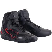 Mc-skor Faster-3 Rideknit® Svart/Mörkgrå/Röd ALPINESTARS