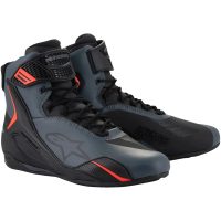MC-Skor Faster-4 Svart/Röd ALPINESTARS