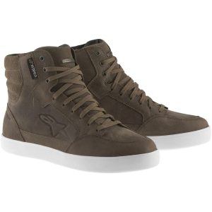 Mc-skor J-6 Vattentäta Brun/Vit ALPINESTARS