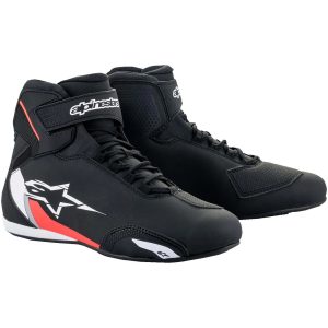 Mc-skor Sektor Svart/Röd ALPINESTARS