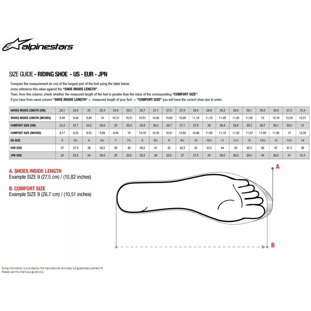 MC-Skor Stated Mocka Grå/Vit ALPINESTARS 40.5 – bild 8