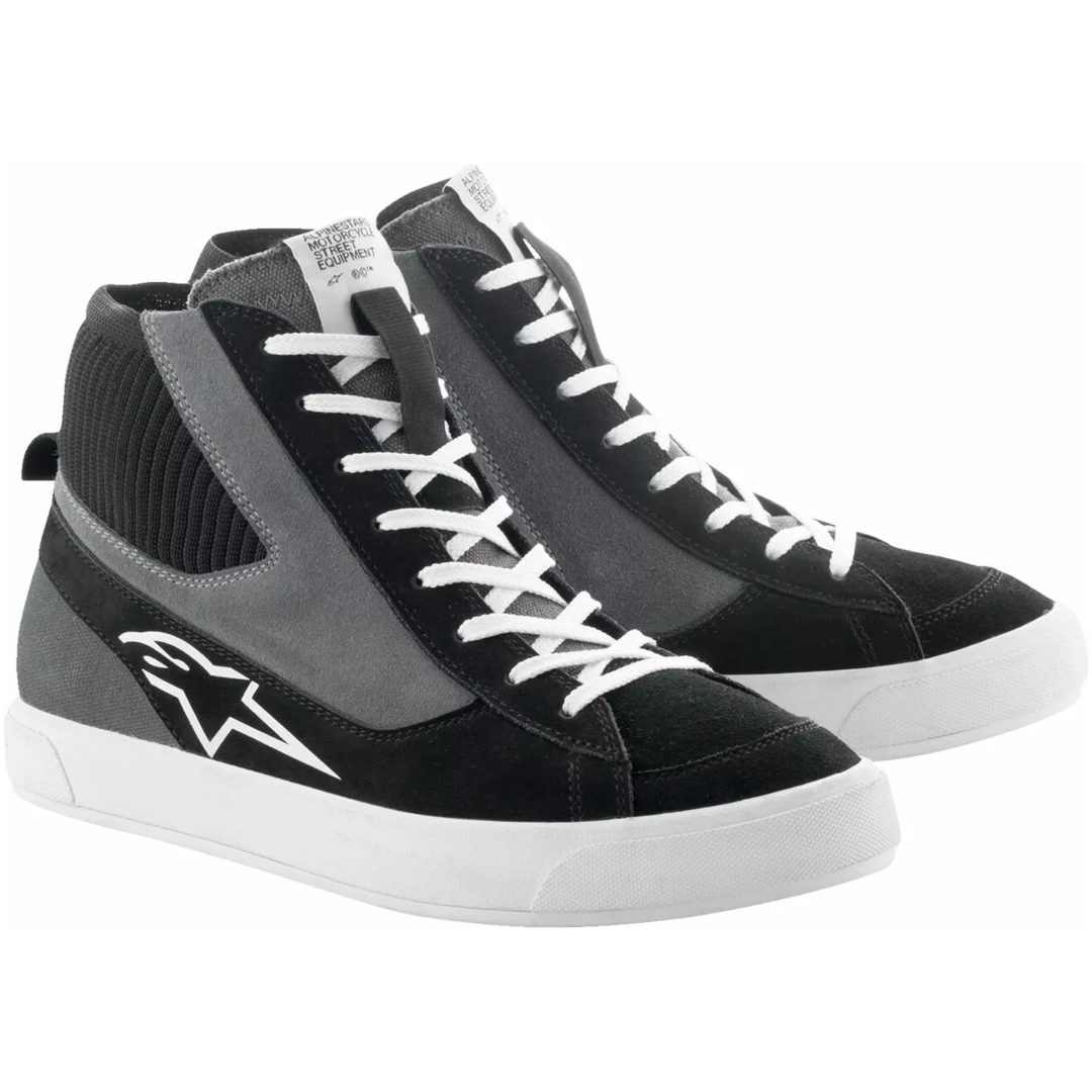 MC-Skor Stated Mocka Grå/Vit ALPINESTARS 40.5