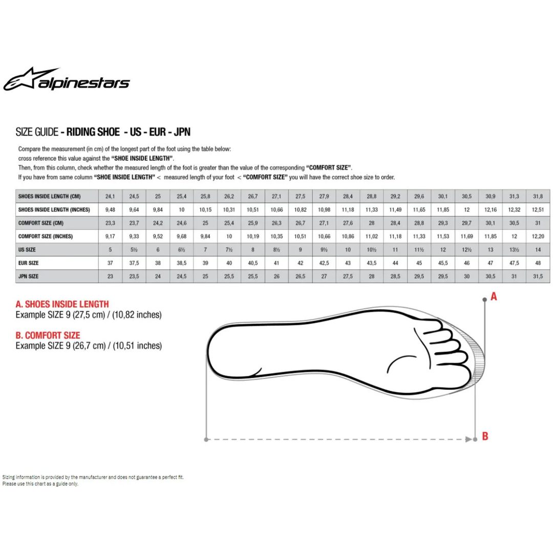 Mc-skor Stated Svart ALPINESTARS 41 – bild 8
