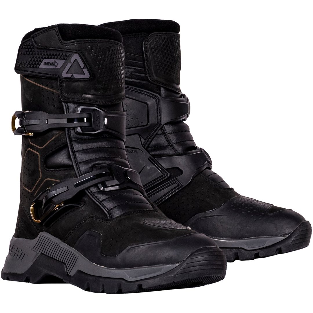 MC-Stövlar ADV HydraDri 7.5 Kort Stealth Svart/Grå Leatt US9 / UK8 / EU43 / CM27.5