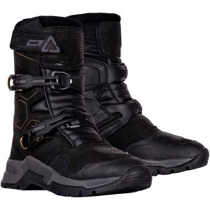 MC-Stövlar ADV HydraDri 7.5 Kort Stealth Svart/Grå Leatt