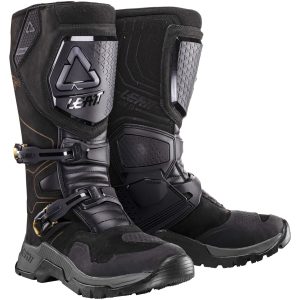 MC-Stövlar ADV HydraDri 7.5 Stealth Svart/Grå Leatt
