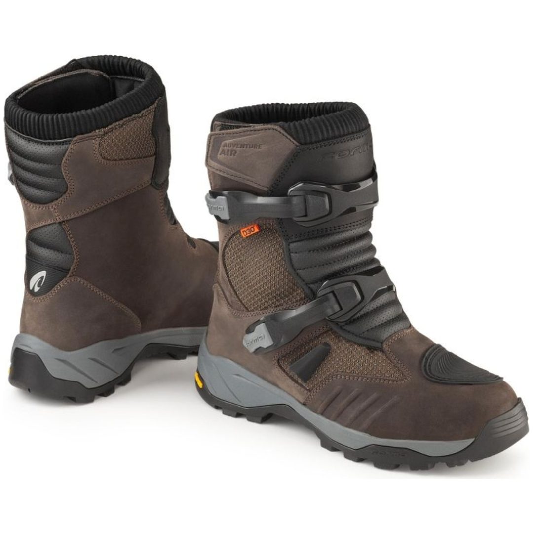 MC-Stövlar Adventure Air Low Dry Vattentät Brun Forma 43