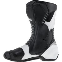 Mc-stövlar Läder Smx S Svart/Vit ALPINESTARS