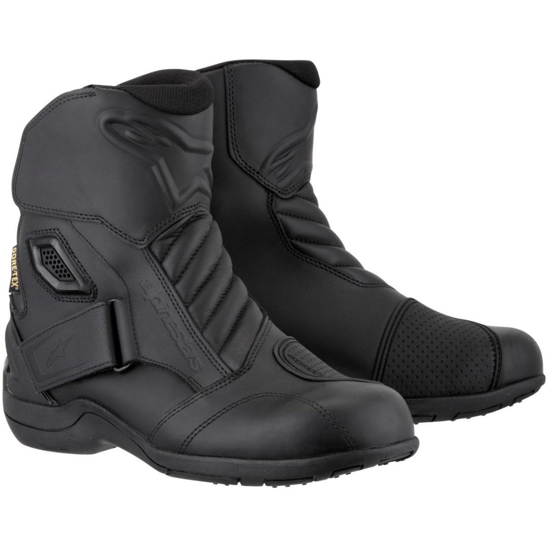 MC-Stövlar New Land Gore-Tex Svart Alpinestars 36