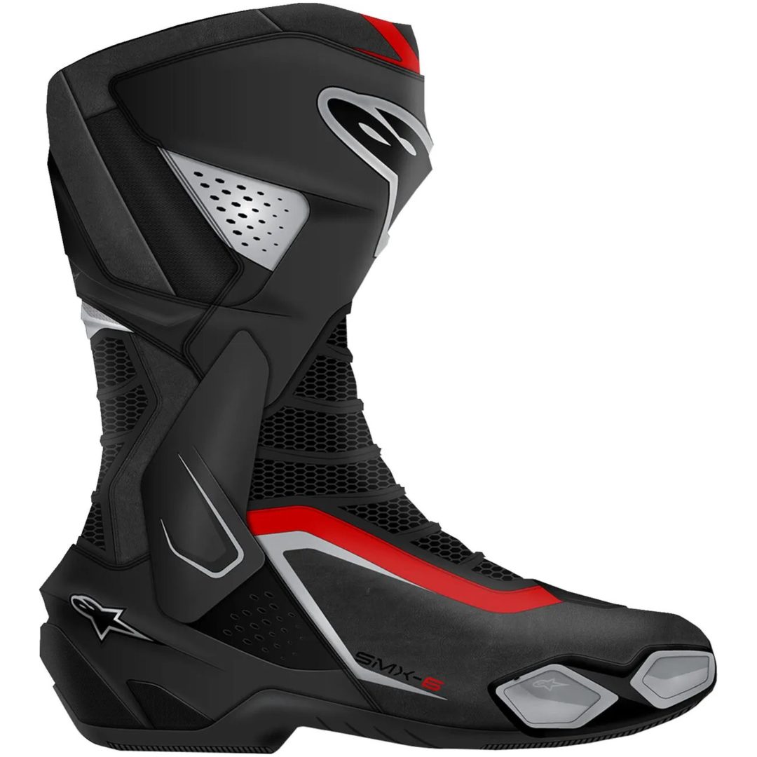 Mc-stövlar Smx-6 V3 Svart/röd/silver ALPINESTARS 46 – bild 3