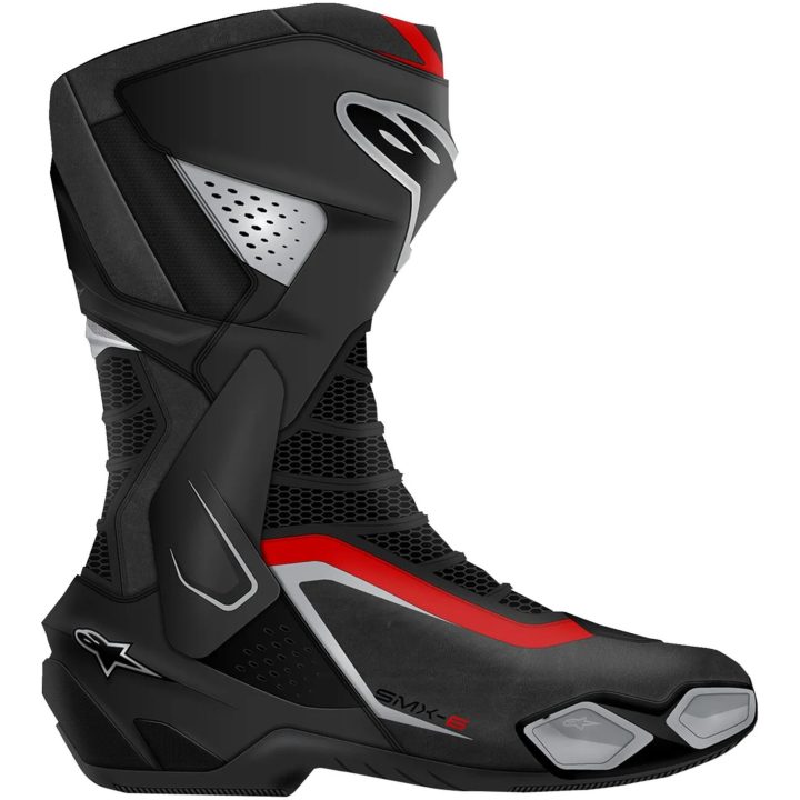 Mc-stövlar Smx-6 V3 Svart/röd/silver ALPINESTARS 46 – bild 3