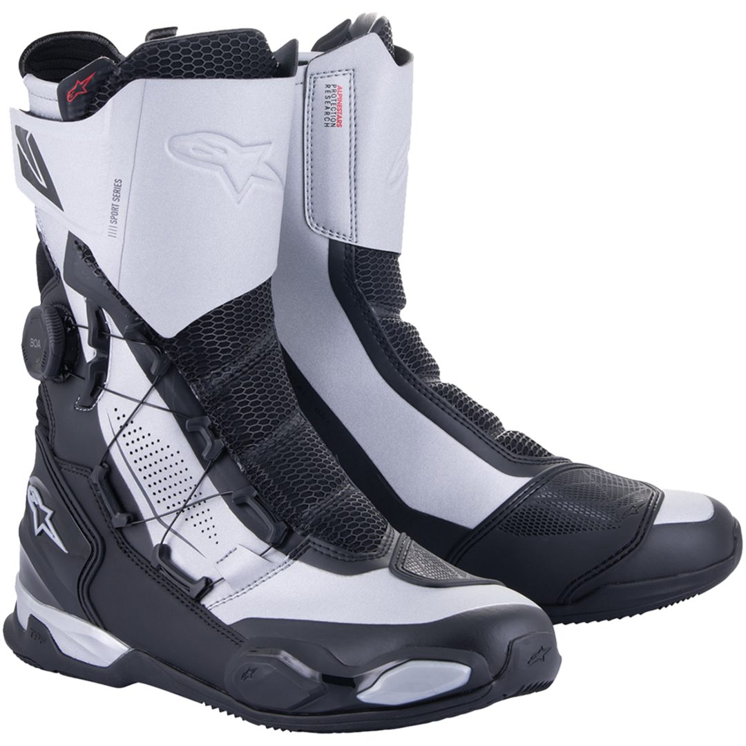 Mc-stövlar Sp-x Boa Svart/Silver ALPINESTARS 39