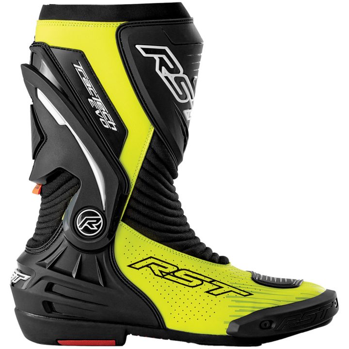 MC-Stövlar TracTech Evo D3O Svart Neongul RST 40 – bild 2