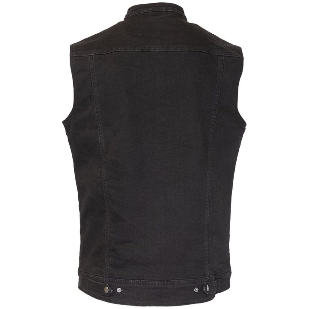 Mc-väst Club Denim Svart Merlin XXL – bild 2