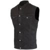 Mc-väst Club Denim Svart Merlin XXL – miniatyr 1