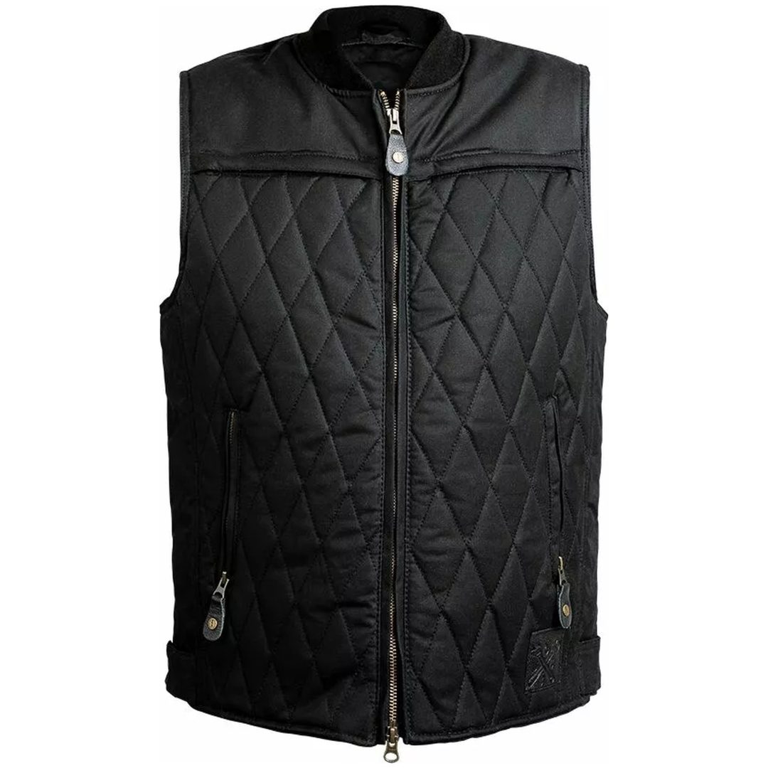 Mc-väst Lowrider Wax Svart JOHN DOE Small