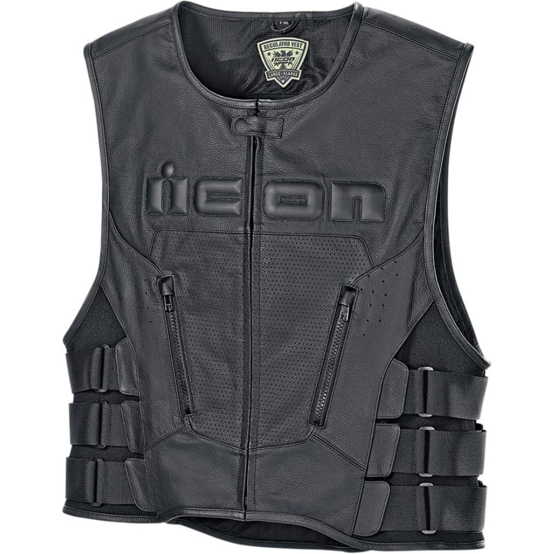 MC-Väst Regulator D30 Svart ICON XXXXL