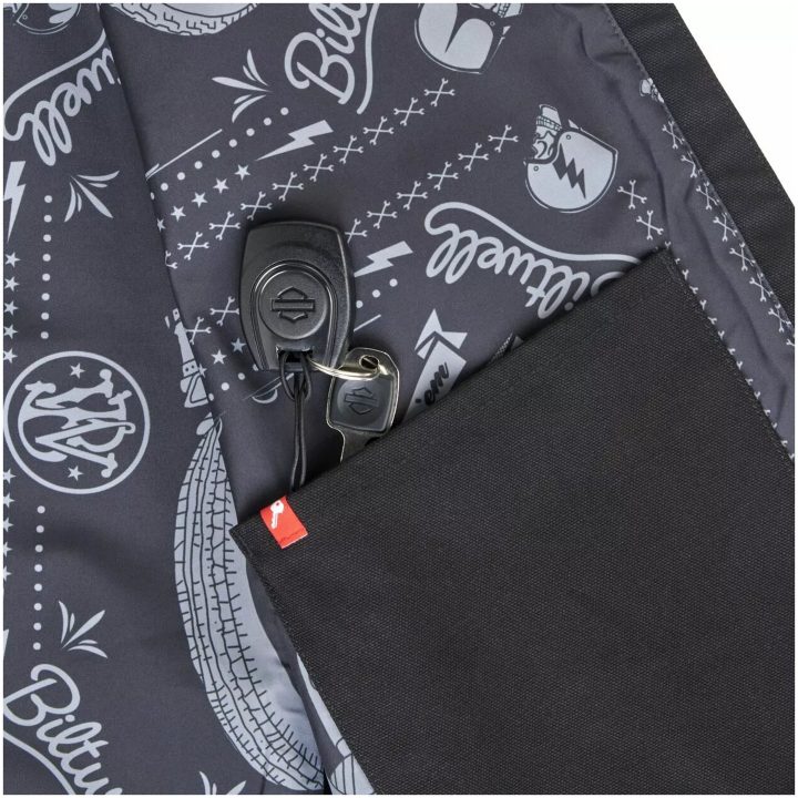 Mc-väst Textil 4 Speed Svart BILTWELL – bild 6